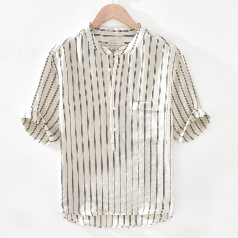 Mauré Striped Linen Henley