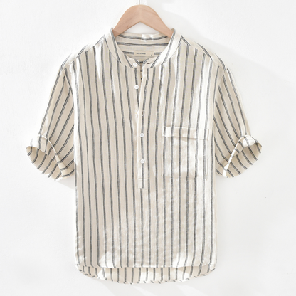 Mauré Striped Linen Henley