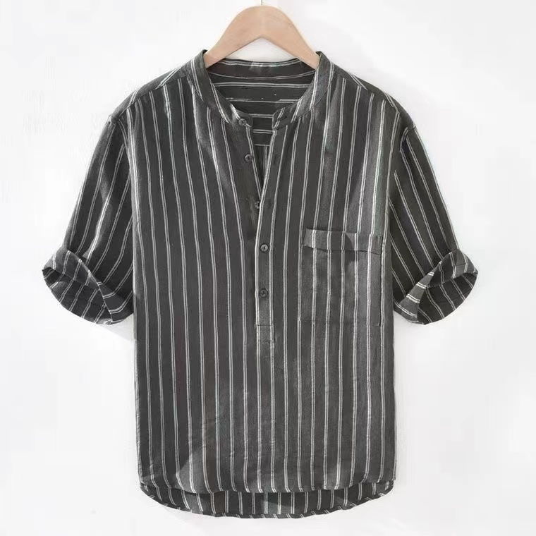 Mauré Striped Linen Henley