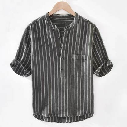 Mauré Striped Linen Henley