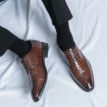 Kensington Leather Brogue Dress Shoes