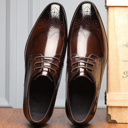 Antonello Brogue Dress Shoes