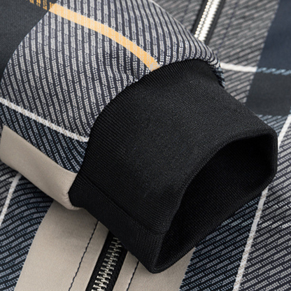 Ansel Plaid Bomber Jacket