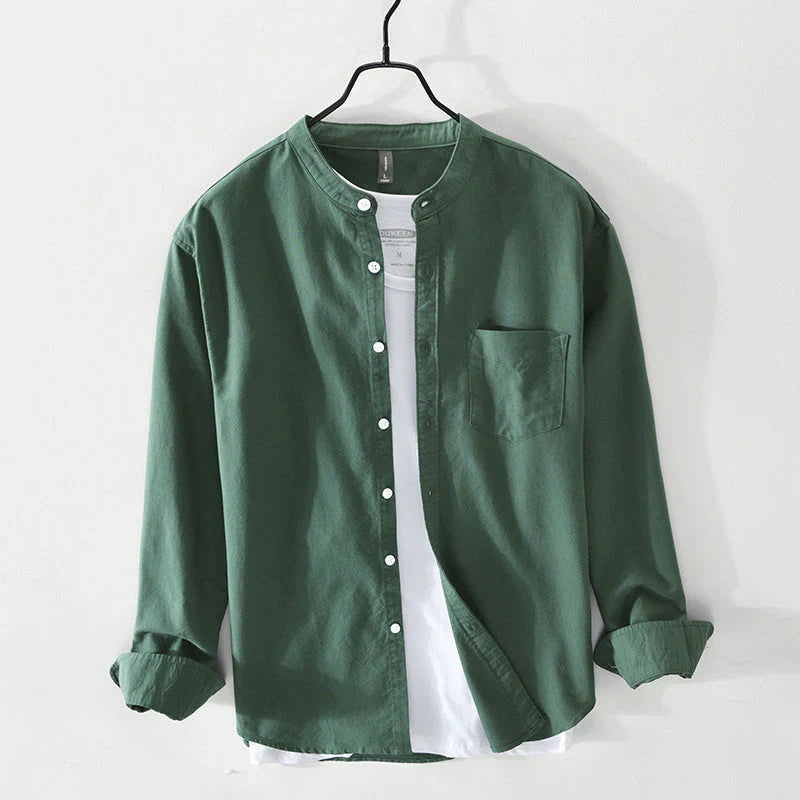 Preston Minimal Collar Shirt