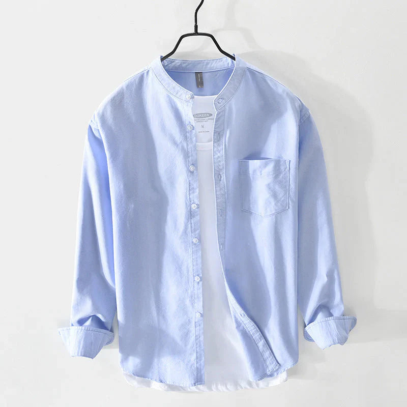 Preston Minimal Collar Shirt