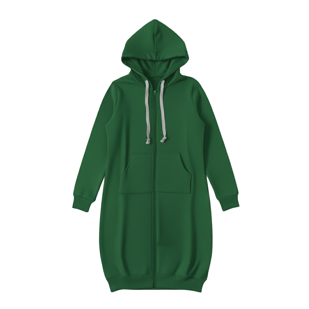 Bonnie - Longline Zip Hoodie