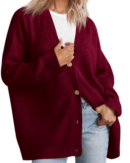 Anna - Striped Knit Cardigan