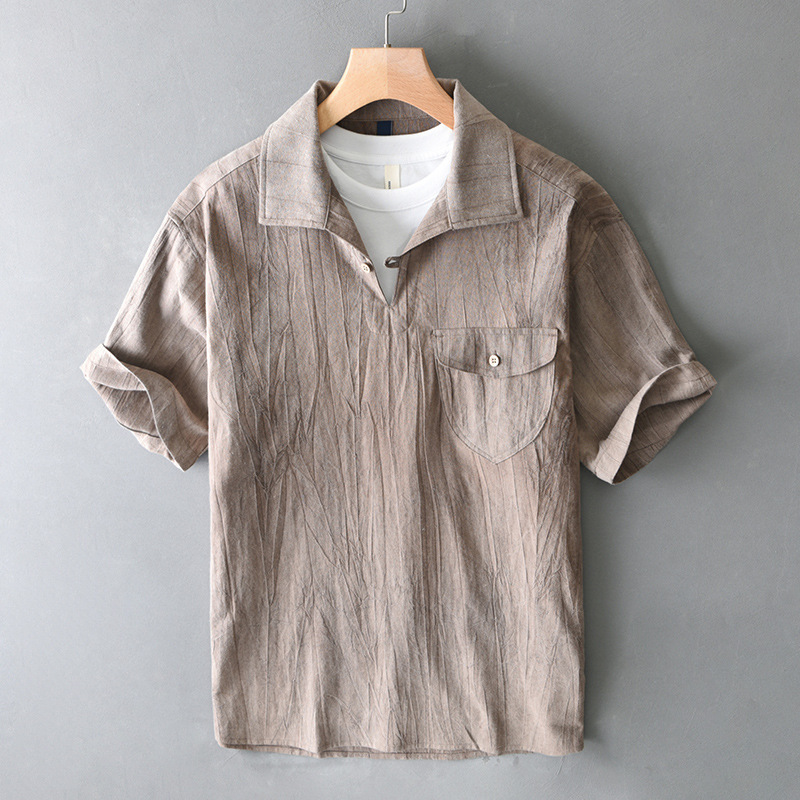 Hudson Linen Polo Shirt