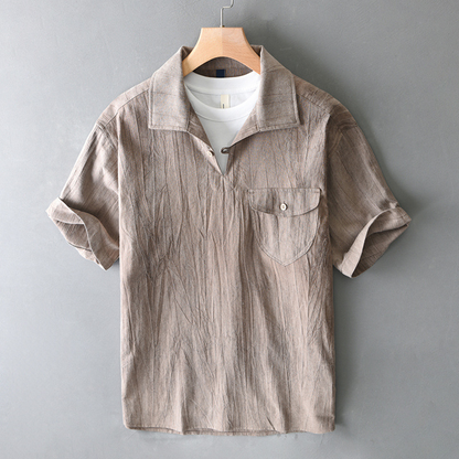 Hudson Linen Polo Shirt