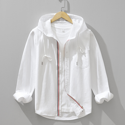 Chelsea Linen Hoodie Shirt