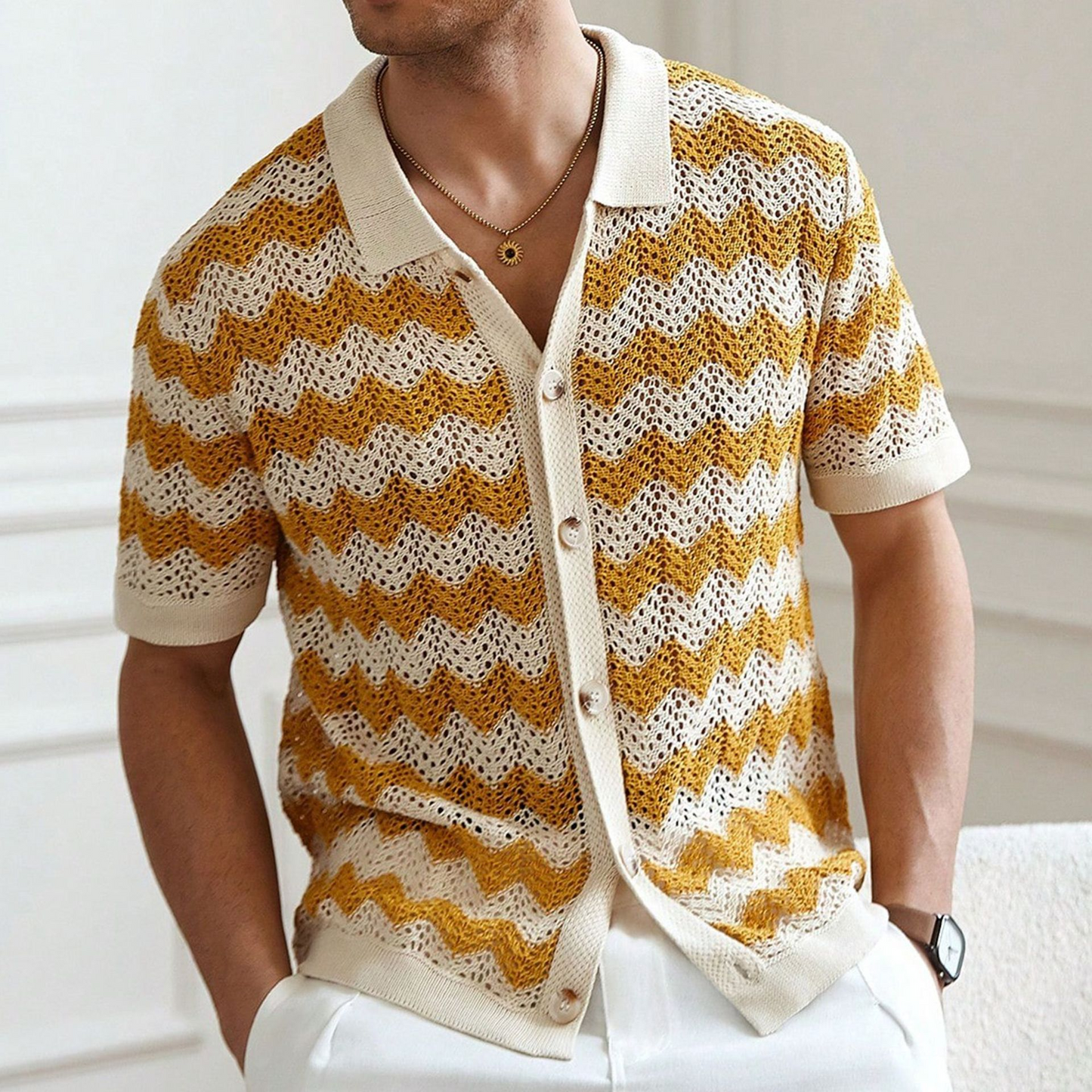 Tom Crawford Knit Shirt