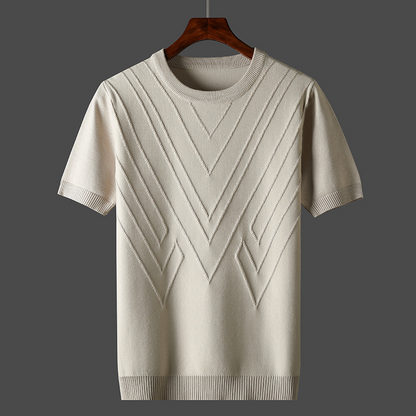 Liam Chevron Knit Tee