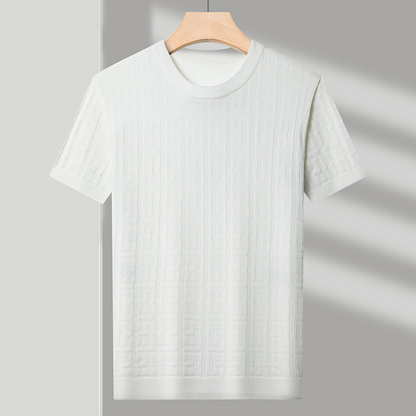 Ansel Monogram Knit Shirt