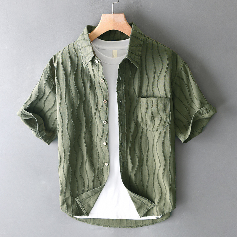 Pierre Laurent Textured Shirt