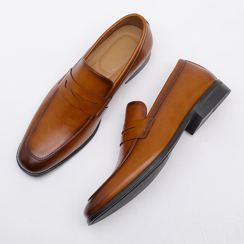 Bradbury Genuine Leather Penny Loafers