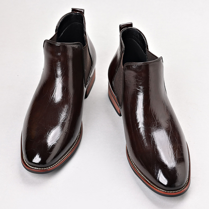 Ferrara Genuine Leather Chelsea Boots