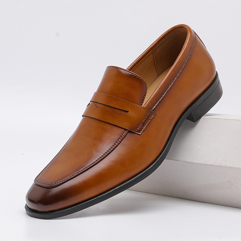 Bradbury Genuine Leather Penny Loafers
