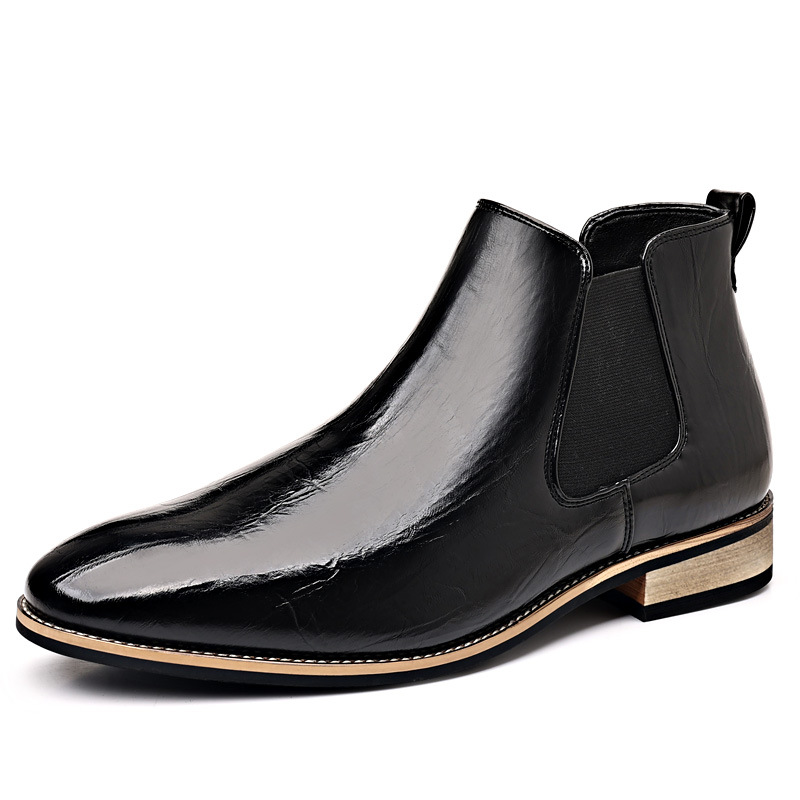 Ferrara Genuine Leather Chelsea Boots