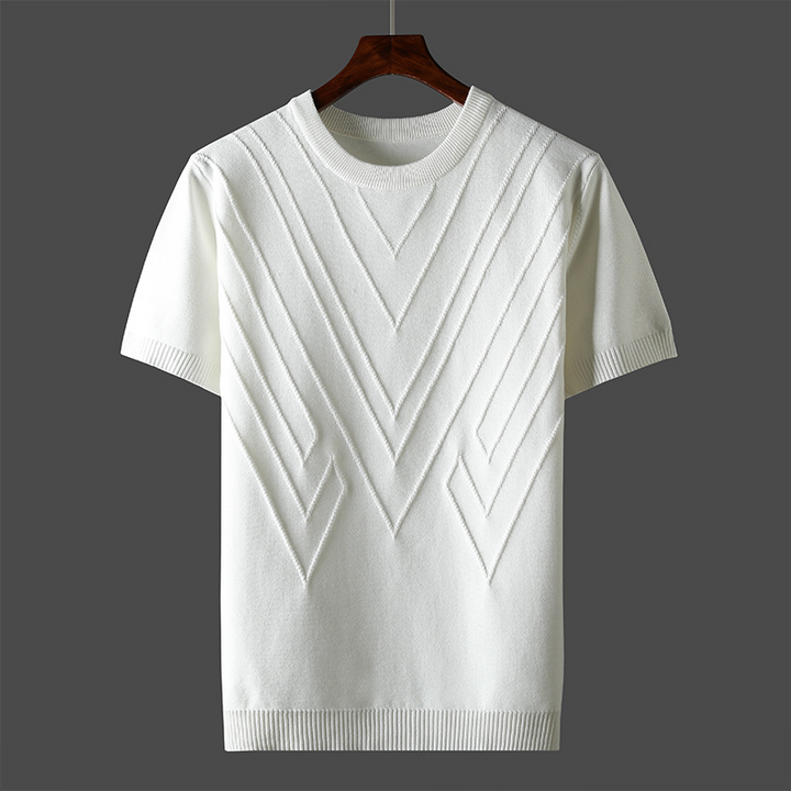 Liam Chevron Knit Tee