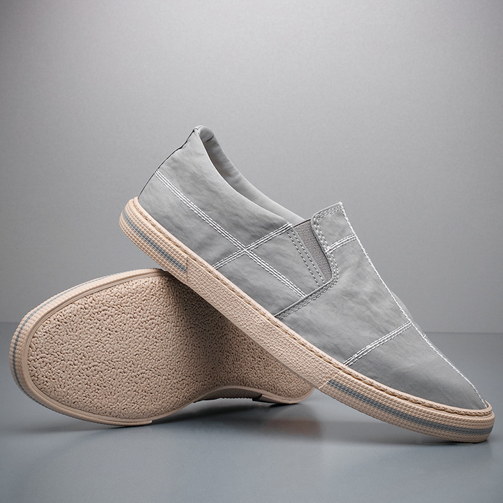 Mondrian Canvas Slip-Ons