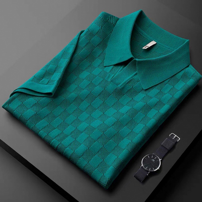 Ansel Checkered Polo Shirt