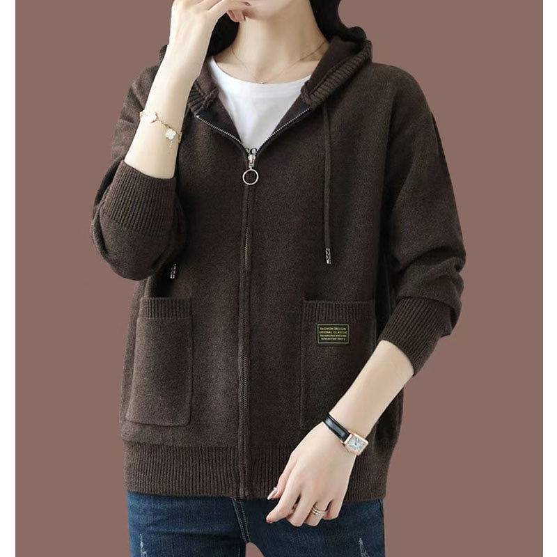 Aria -  Wool Zip-Up Hoodie