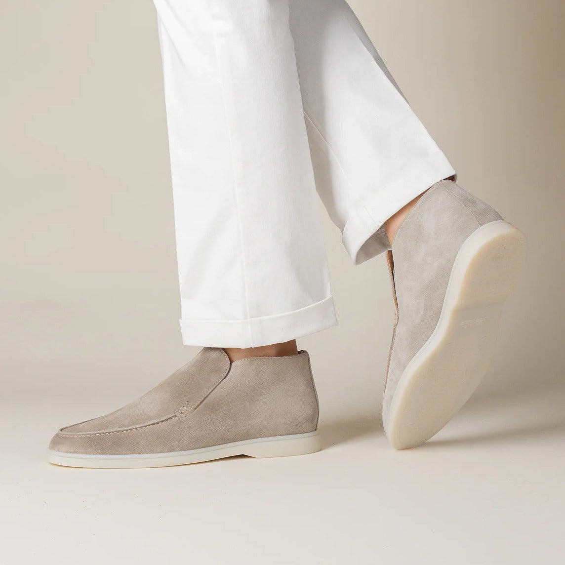 CAPRICE HIGH SUEDE LOAFERS