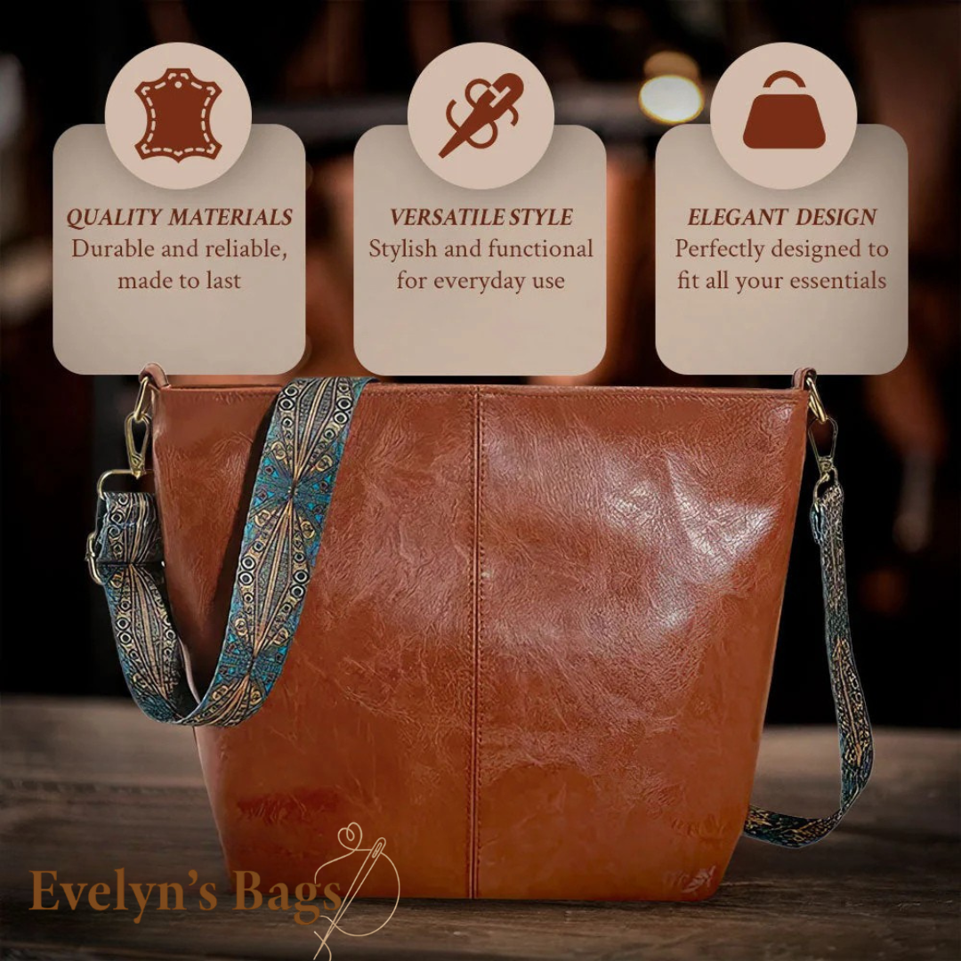 Chelsey’s Vintage Charm | Leather Shoulder Bag