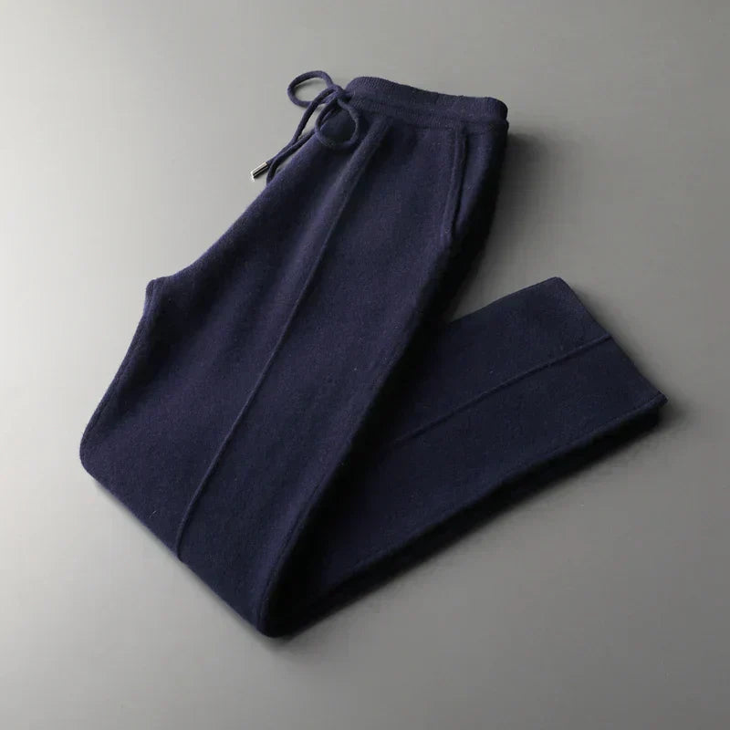 Old Money 100% Cashmere Wool Trousers