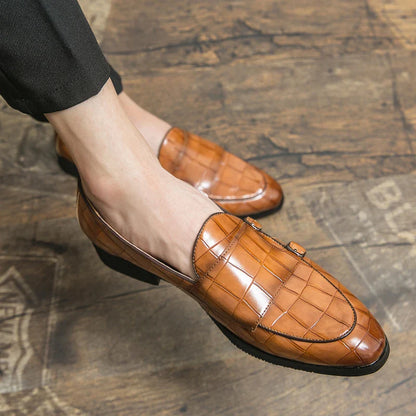 Oliver Crown Leather Loafers