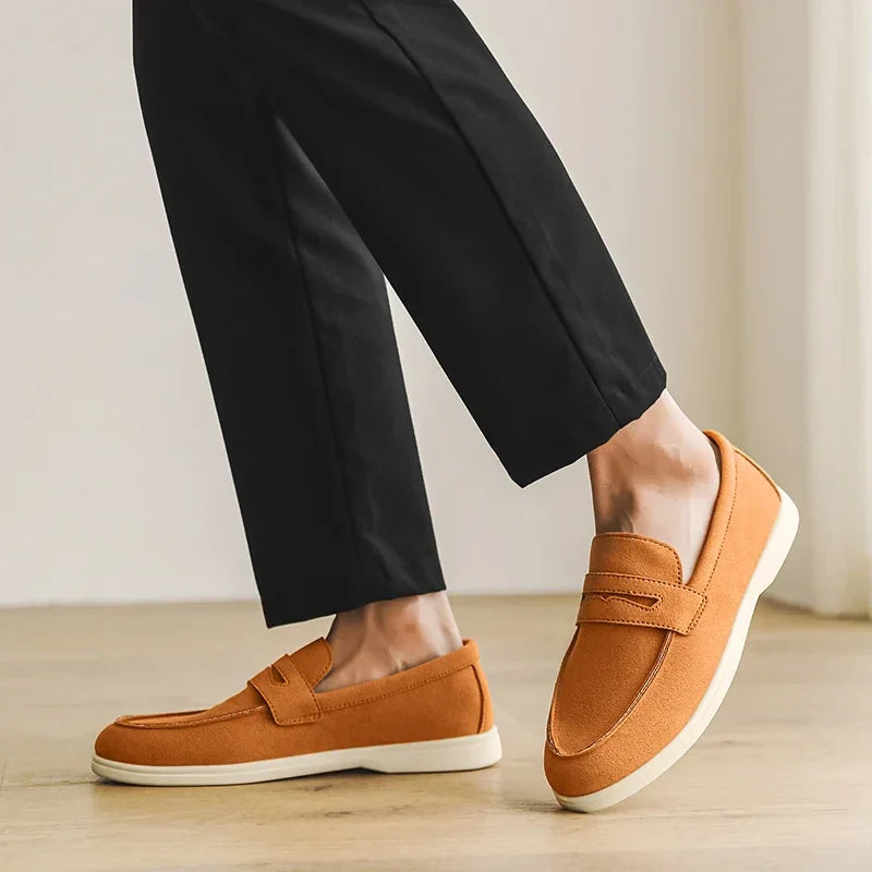 Elio Bay Suede Loafers