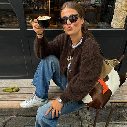 Amy - Button-Up Cardigan