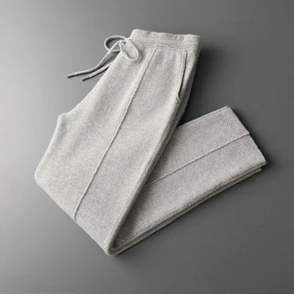 Old Money 100% Cashmere Wool Trousers