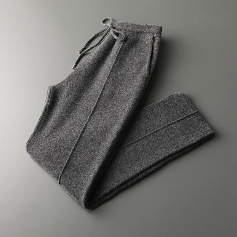 Old Money 100% Cashmere Wool Trousers