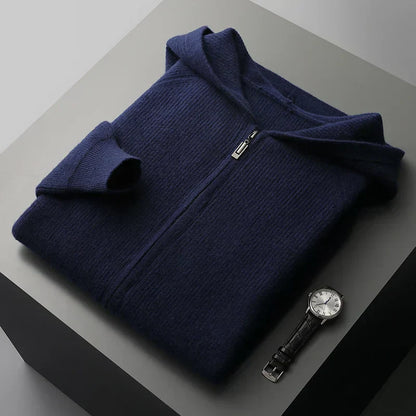 Old Money Wool Zip Hoodie