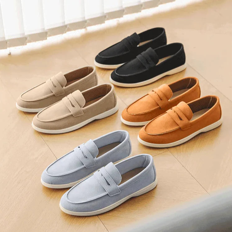 Elio Bay Suede Loafers