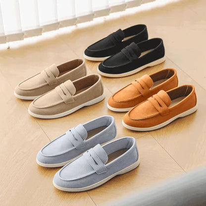 Elio Bay Suede Loafers