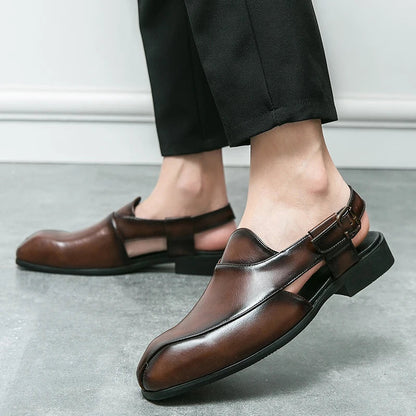 Cambridge Leather Cutout Loafers