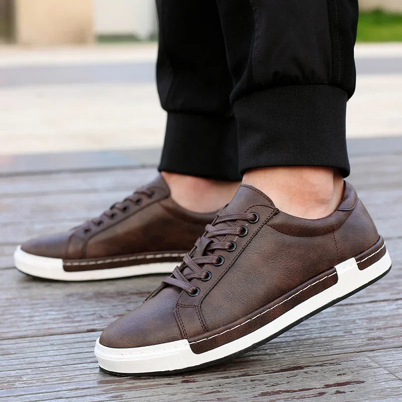 Grayson Leather Sneakers