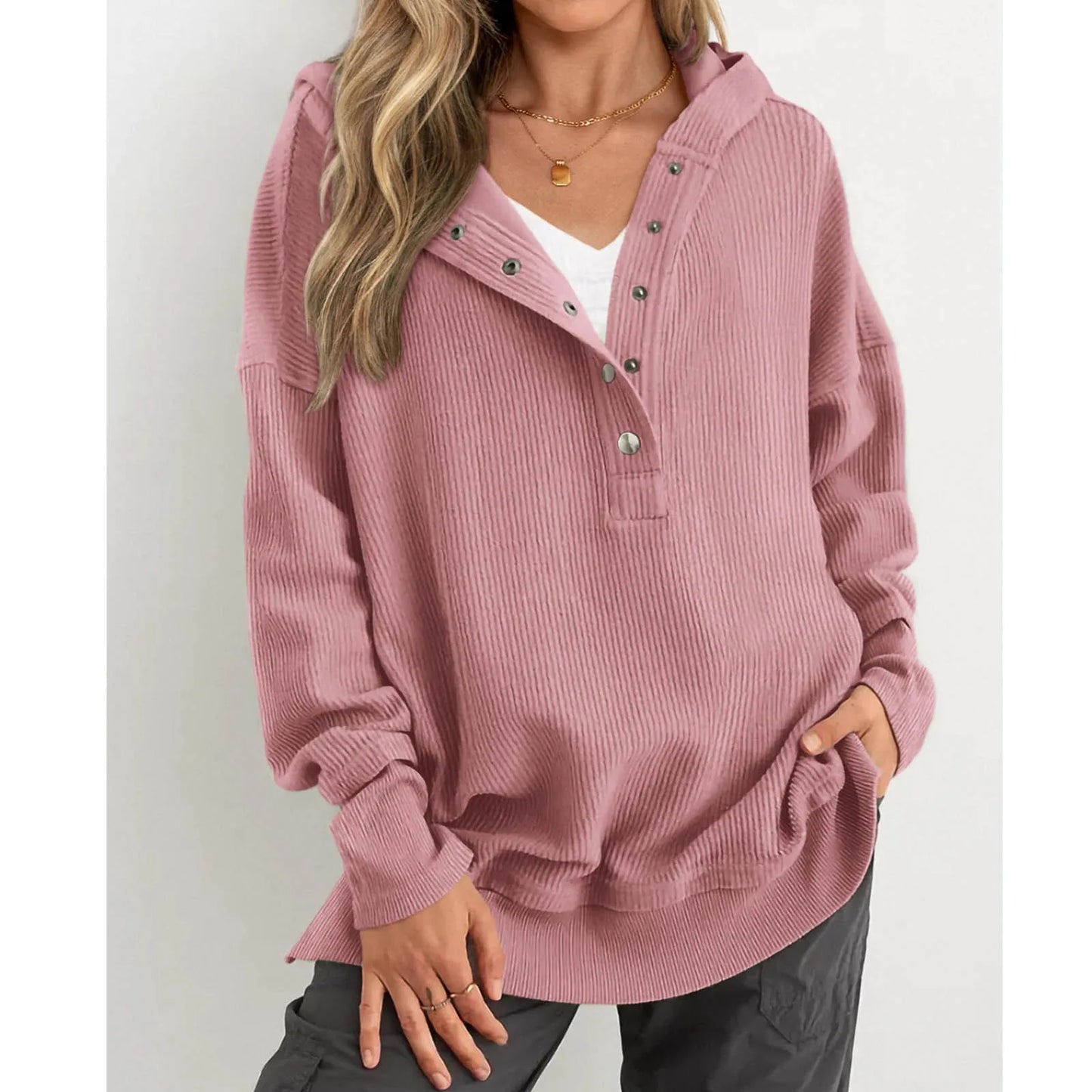 Barbara - Casual Pullover Hoodie