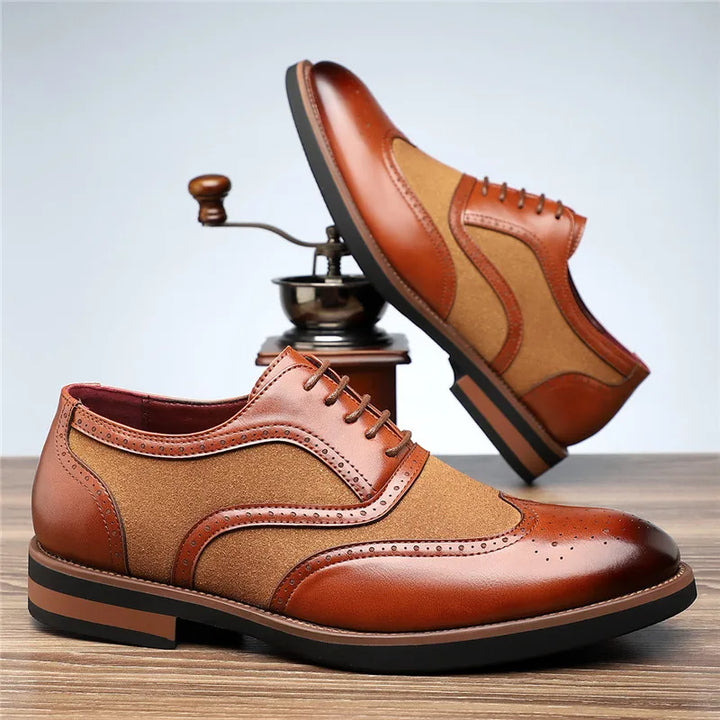 Brookfield Leather & Suede Oxfords