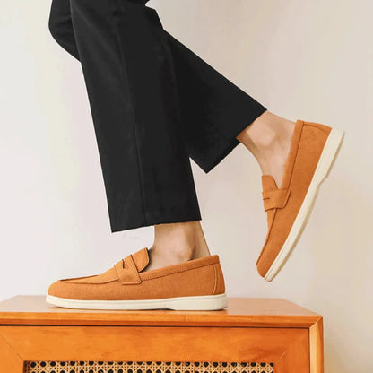 Elio Bay Suede Loafers