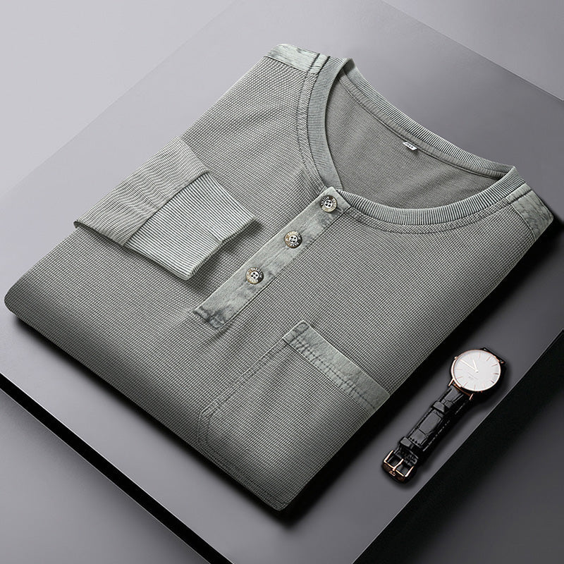 Hampton Waffle Henley Shirt