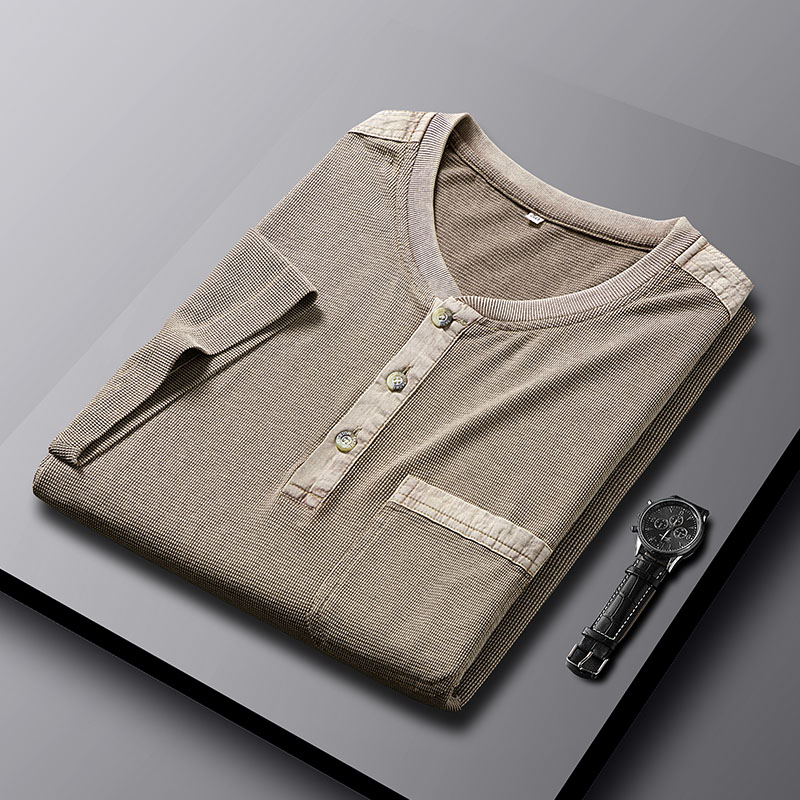 Hudson Waffle Knit Henley