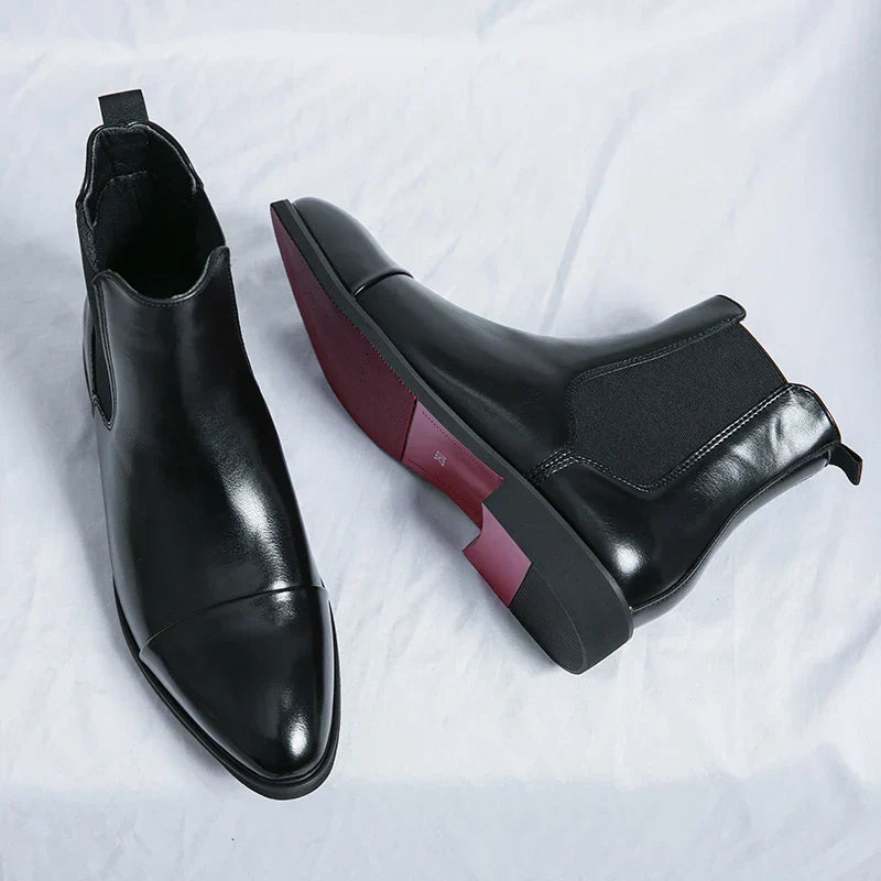 Giovanni Rossi Leather Chelsea Boots