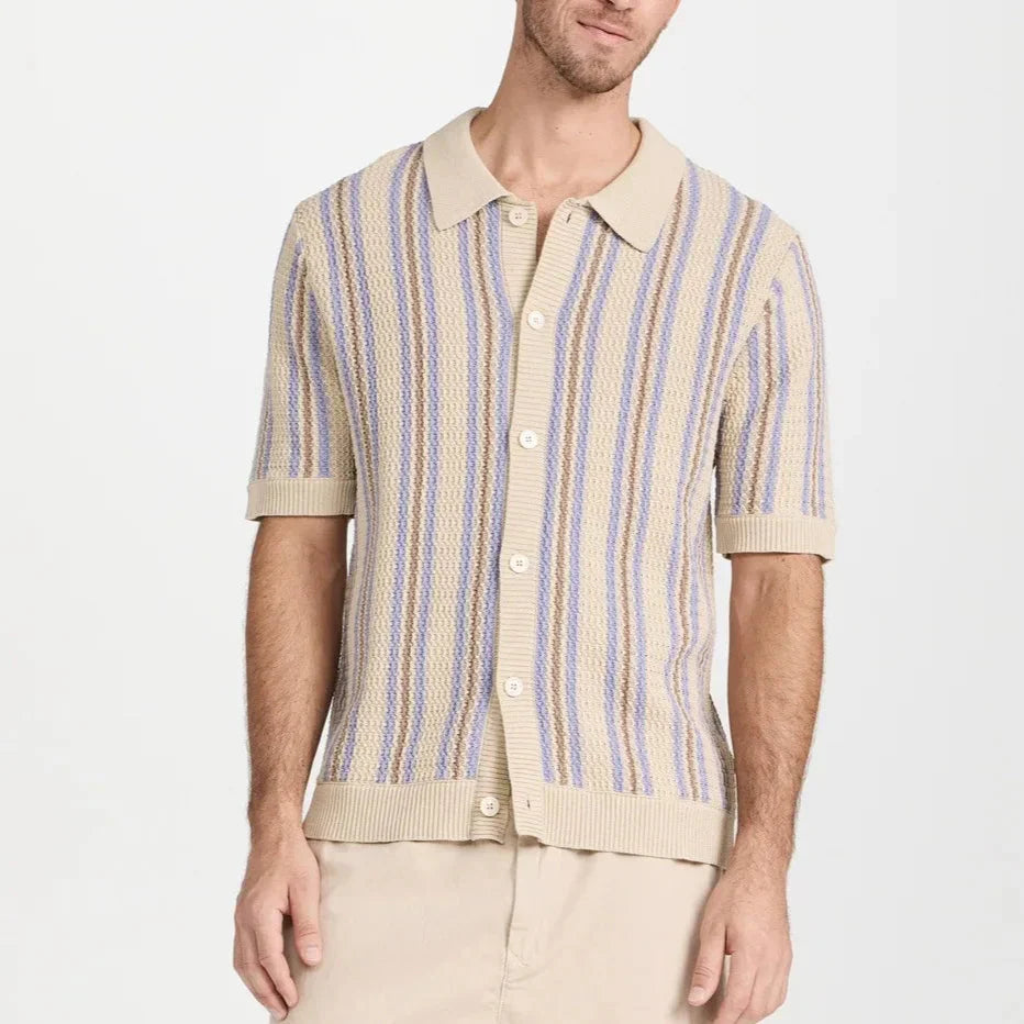 Bradbury Stripe Knit Polo