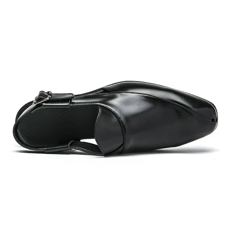 Cambridge Leather Cutout Loafers