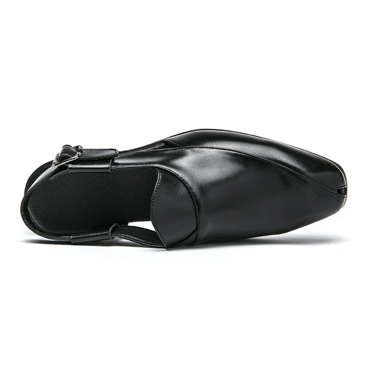 Cambridge Leather Cutout Loafers
