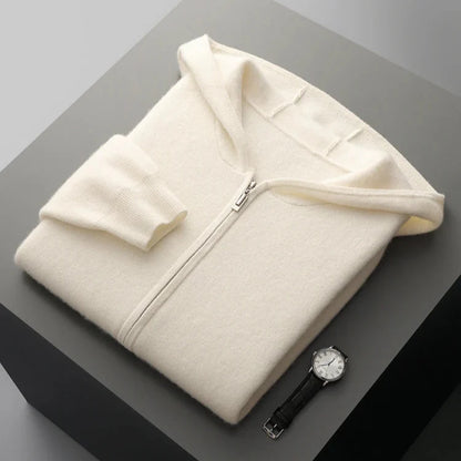 Caruso Cashmere Zip Hoodie
