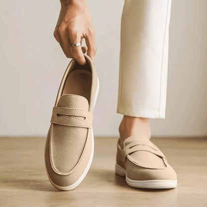 Elio Bay Suede Loafers